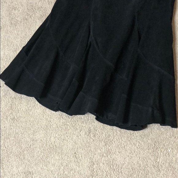 NWT Black MODERN IMAGES suede Skirt, sz 10 - Picture 3 of 3